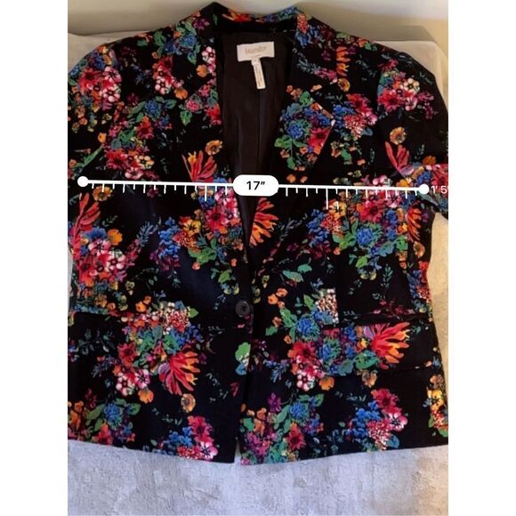 Laundry by Shelli Segal Floral Blazer Suit Jacket Women’s 10 - Picture 7 of 9
